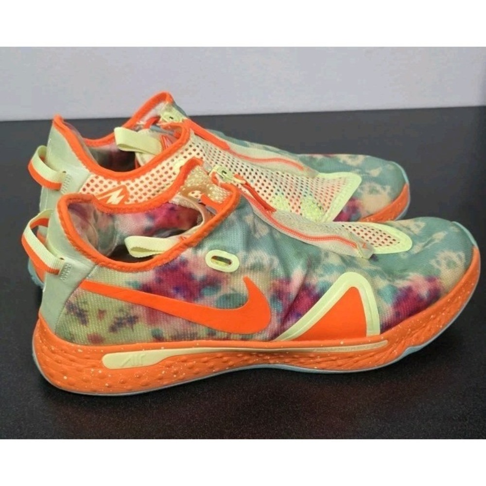 Nike PG 4 Gatorade All-Star Basketball Shoe Volt/Blue/Orange Men 14 Sneakers EUC